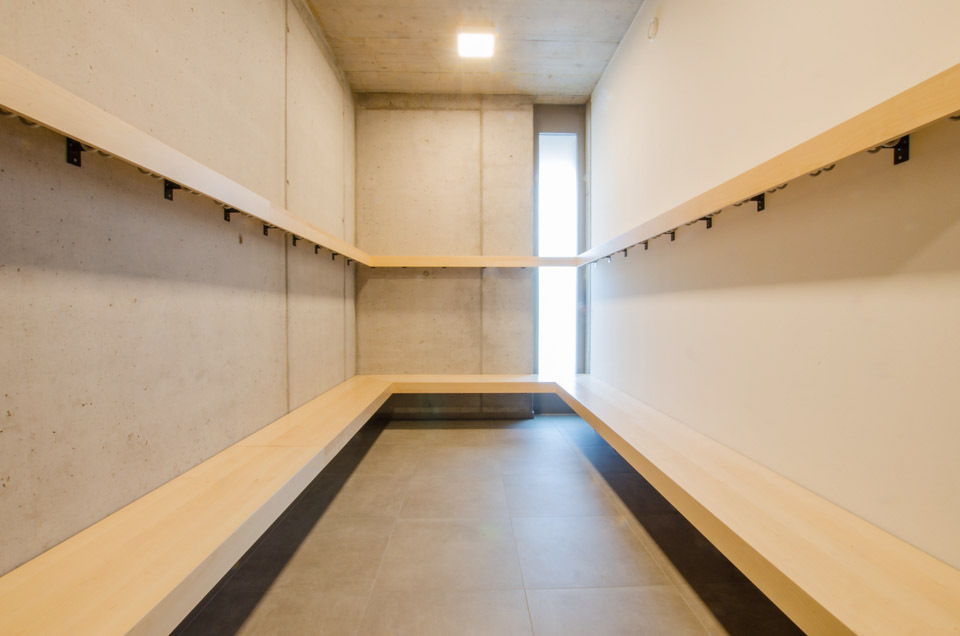 Sporthalle Rust Umkleidekabine