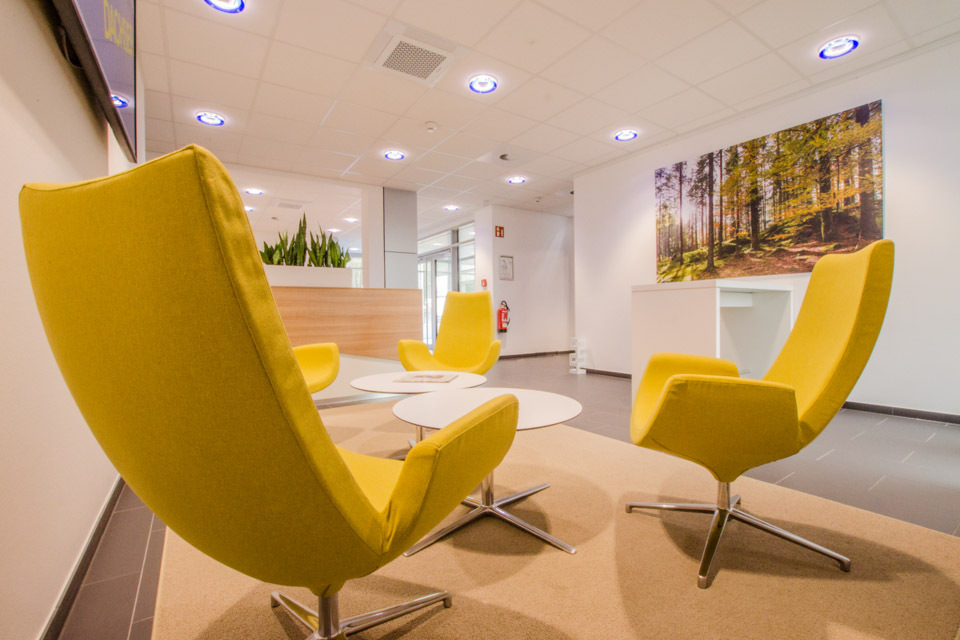 Dachser Bestuhlung Empfang